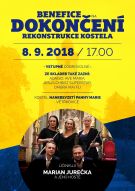 Plakát Benefiční koncert 8.9.2018 ve Větřkovicích